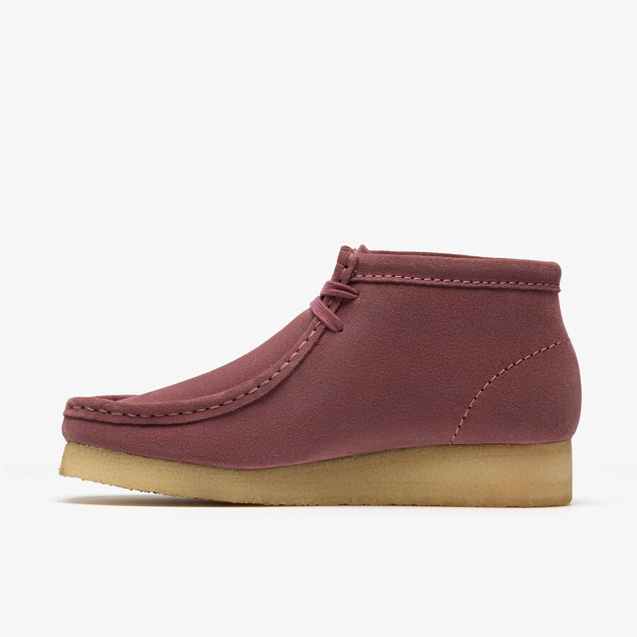 wallabee laars - rosébruin suède